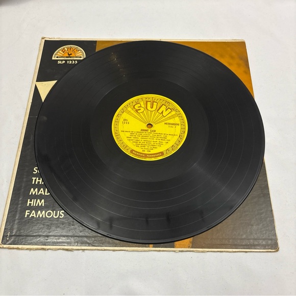 Vtg. 1958 Johnny Cash Sings: The Songs That Made Him Famous SLP 1235 Sun Records - Picture 9 of 9